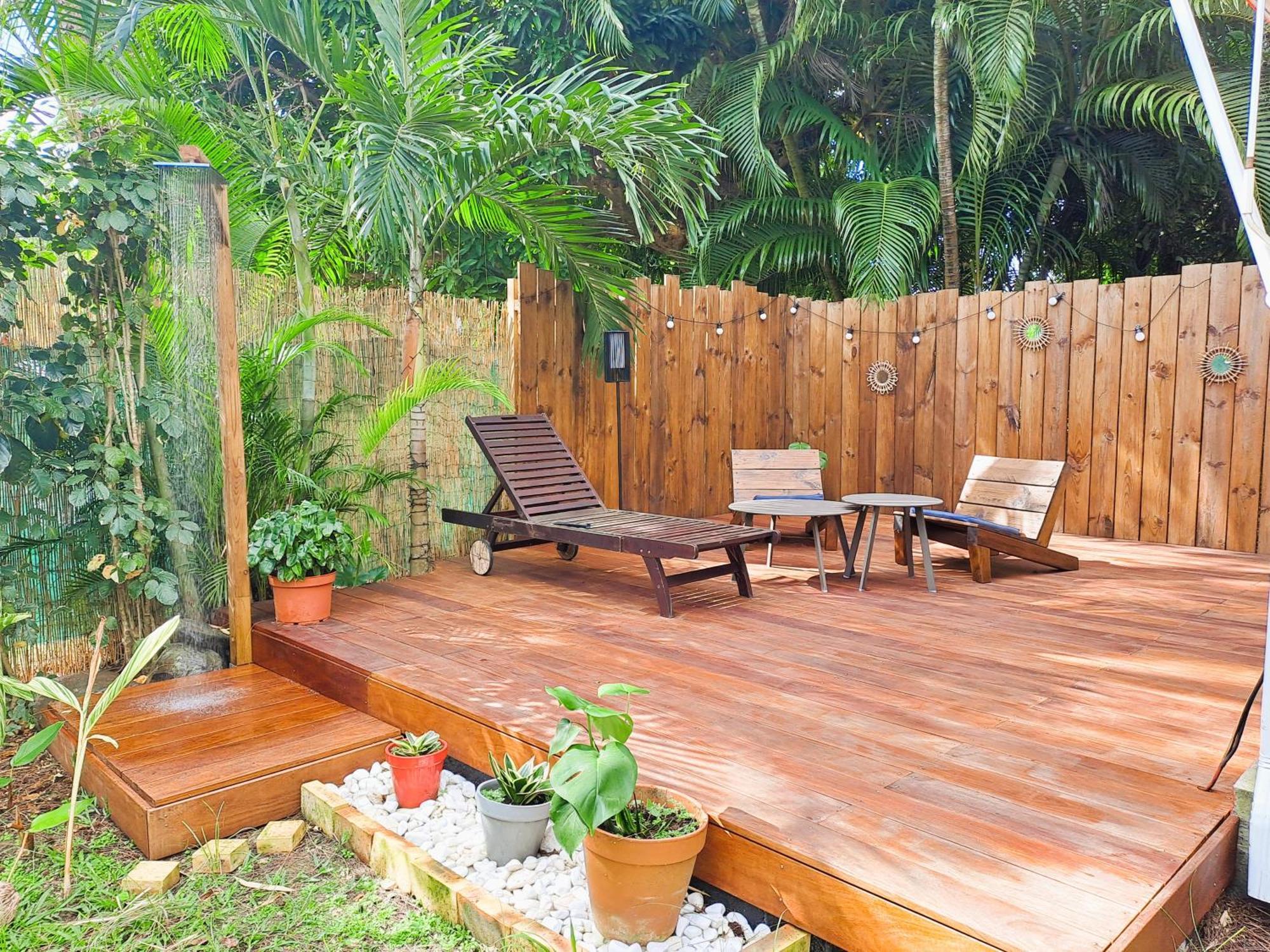 Yuka Lodge - Bungalow Prive Avec Jardin En Pleine Nature Sainte-Anne  Extérieur photo